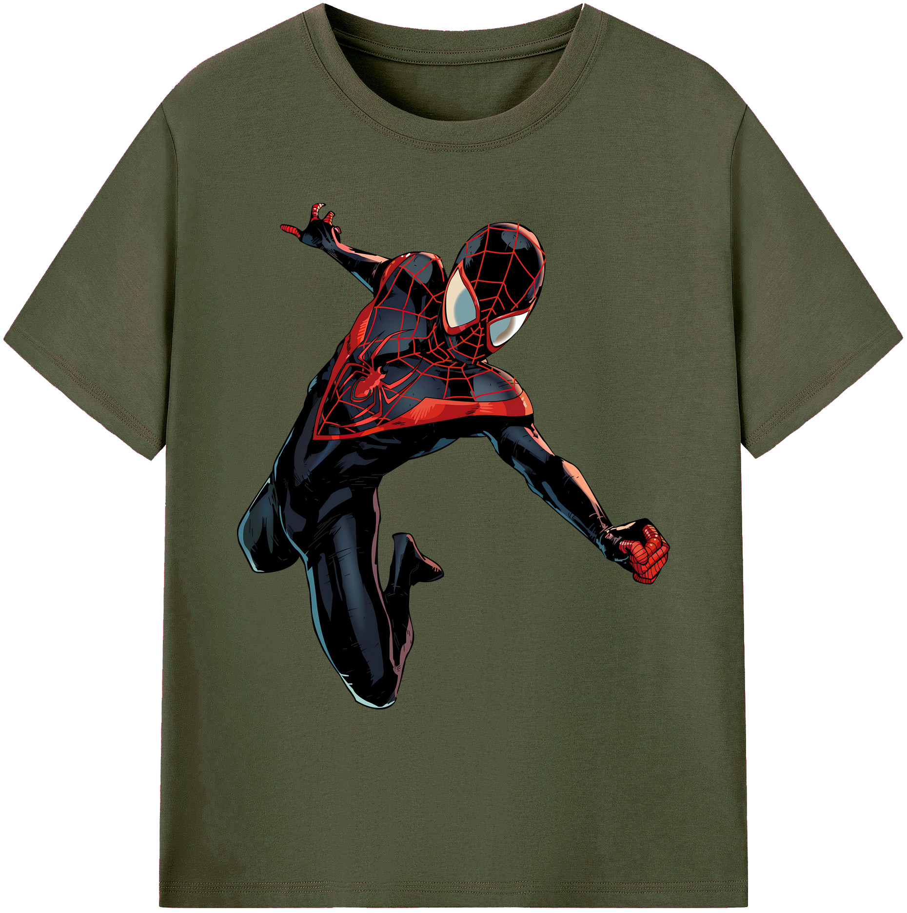 （画像用） Spider Man スパイダーマン 綿100％ メンズ半袖Tシャツ｜肌触りやわらか＆通気性